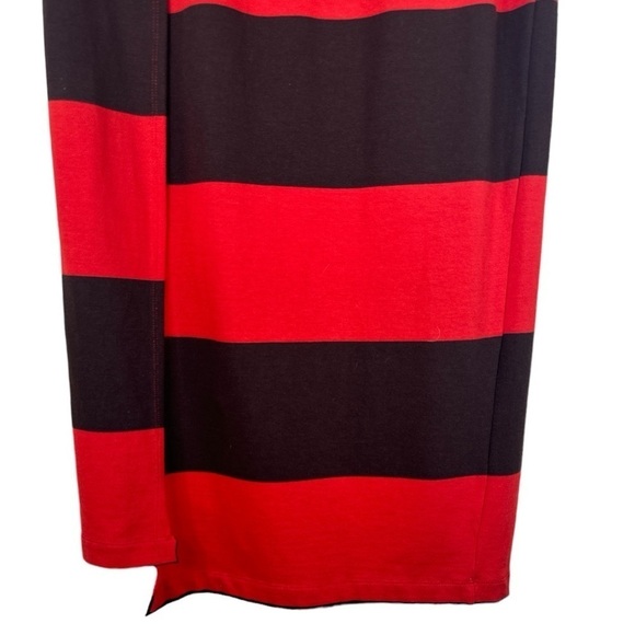 3.1 Phillip Lim Striped Twist Midi Skirt Red Brown Medium - Picture 12 of 14